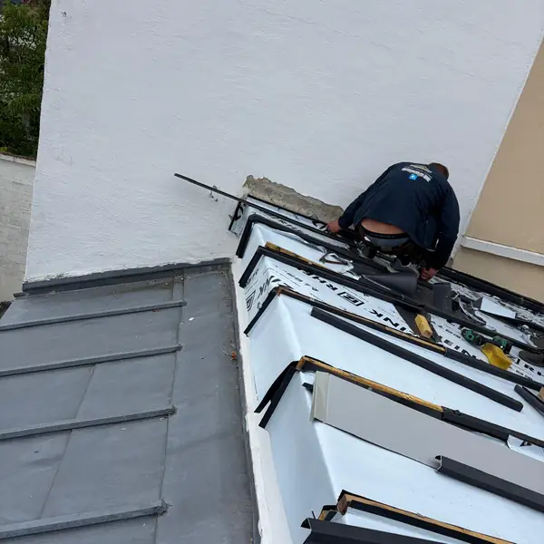 Étanchéité d'une terrasse — chantier CN Toiture